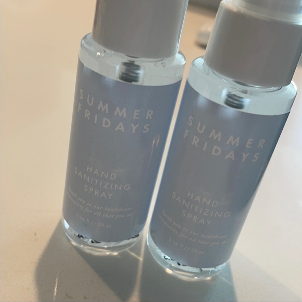 NEW Set of 2 Summer Fridays Hand Sanitizing Spray